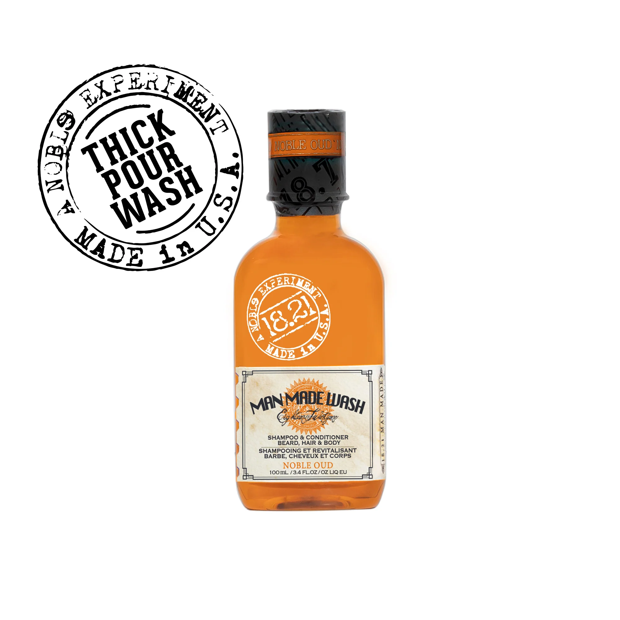 18.21 Man Made Wash Noble Oud 3.4oz